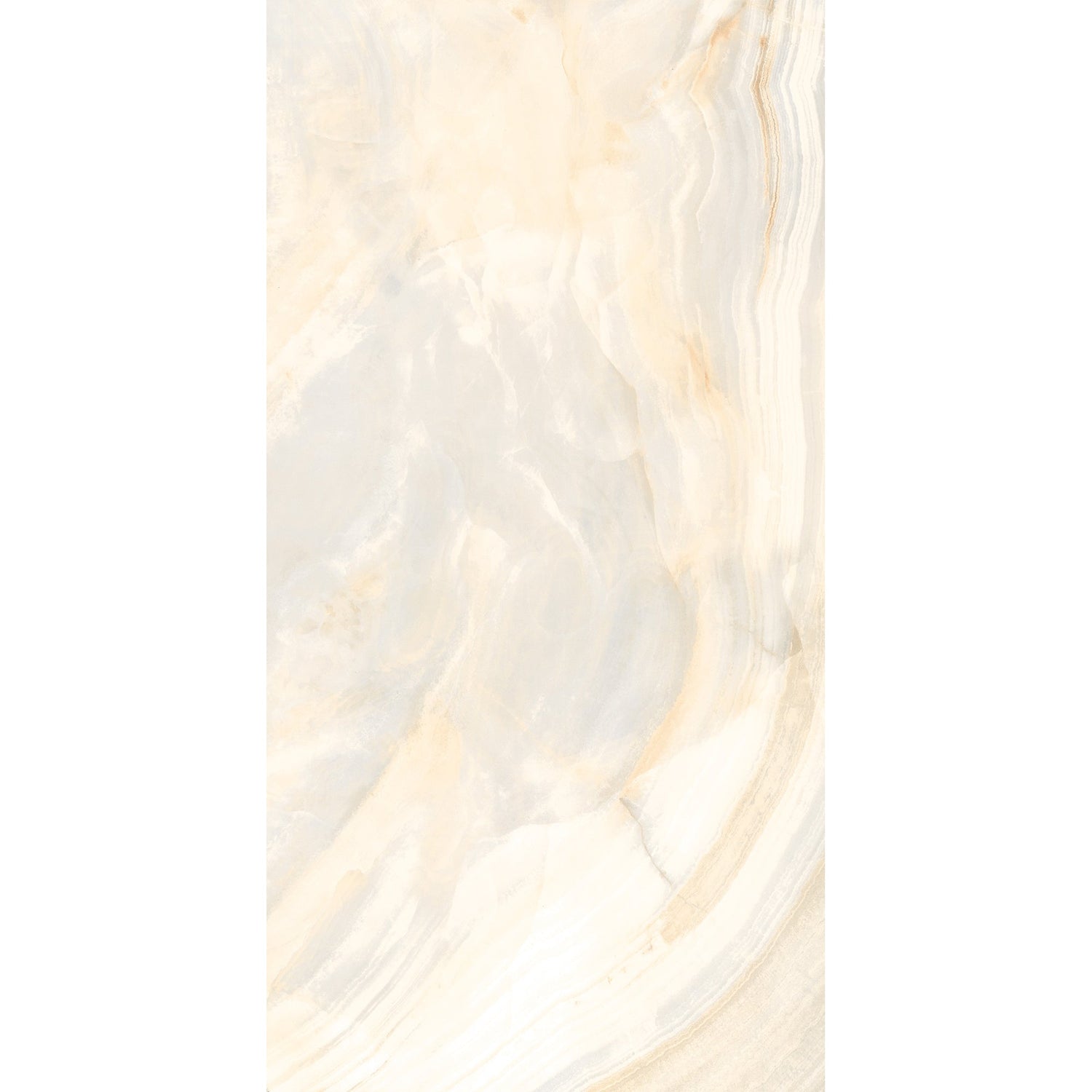 ONYX LOTUS 24 in. x 48 in. x 8.5 mm Polished Marble Look Tile - Porcelain Floor and Wall Tile (15.50 Sqft/Box)