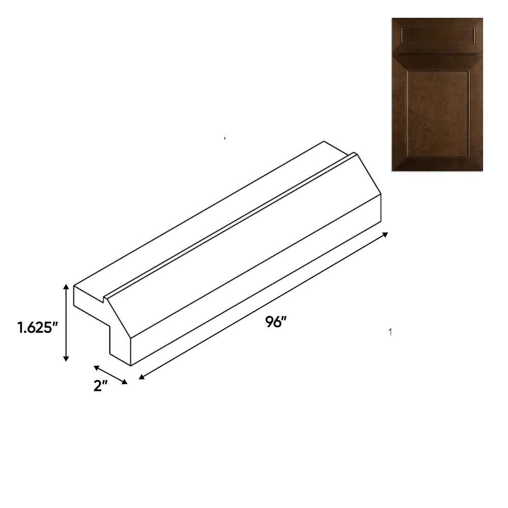 Portland Chestnut - 2 Inch Trims Accessories - 2