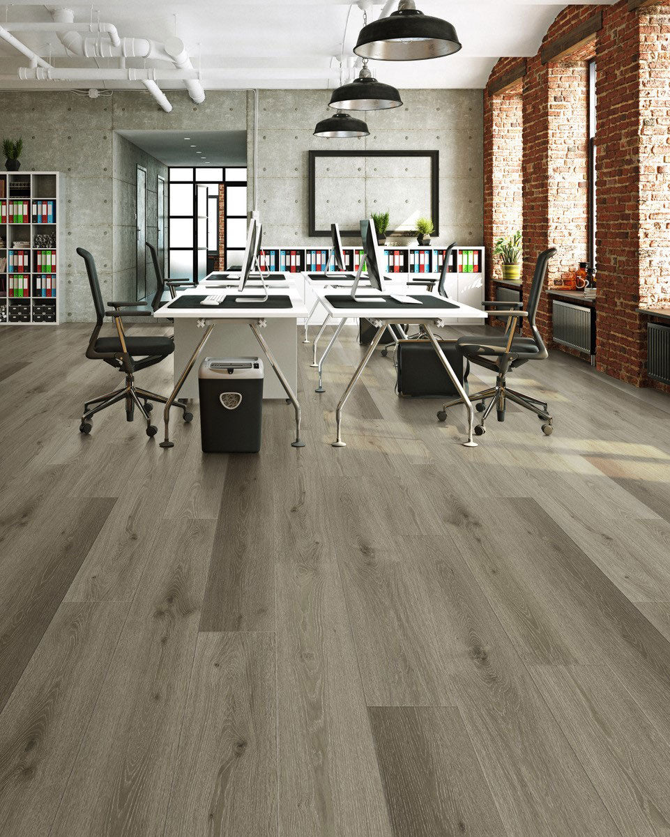 Dryback Luxury Vinyl Flooring, Glue Down, Jersey City, 7" X 48" X 2mm, 8 mil Wear Layer - Prelude Collection (42 SQFT/CTN)