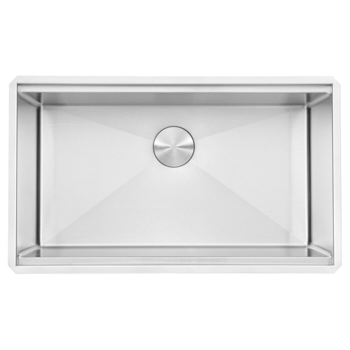 30-inch Workstation Rounded Corners Undermount Ledge Kitchen Sink with Accessories – RVH8320