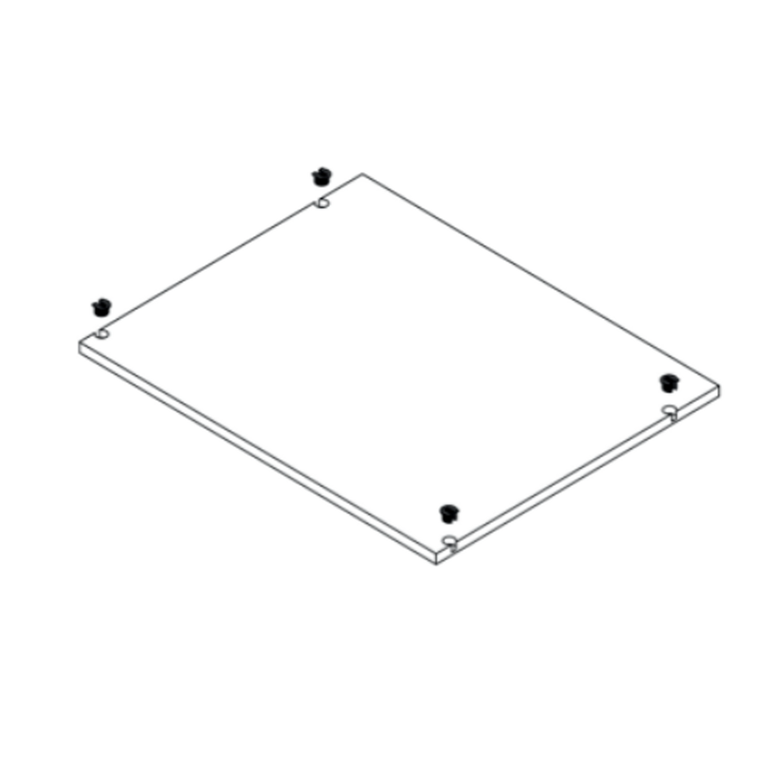 Arctic White Closets - 15" Shelf (exchangeable) - 15" Width x 01" Height x 22.625" Depth