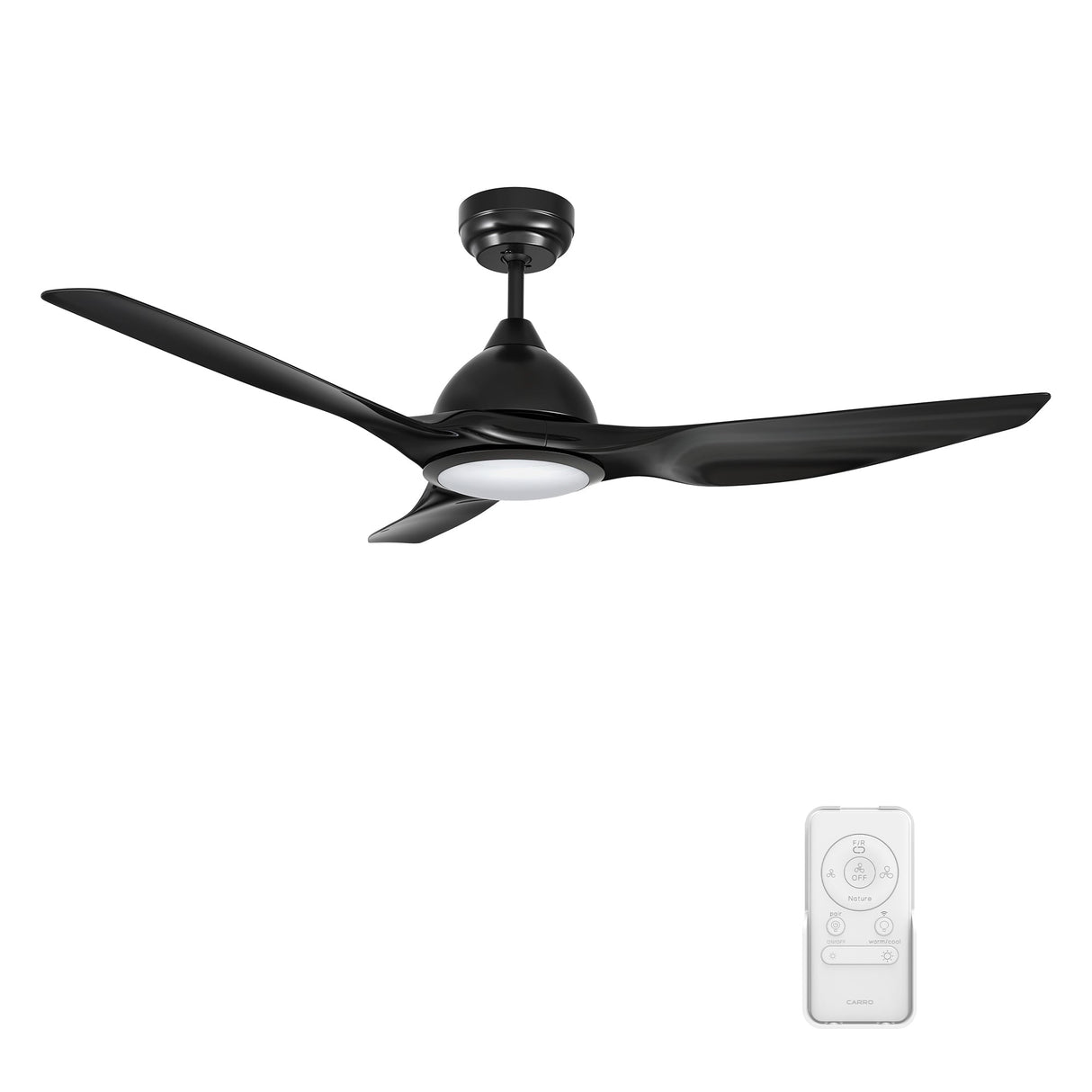 CRANSTON 52 In 3 Blade Smart Ceiling Fan With Integrated LED Lights With Google Home