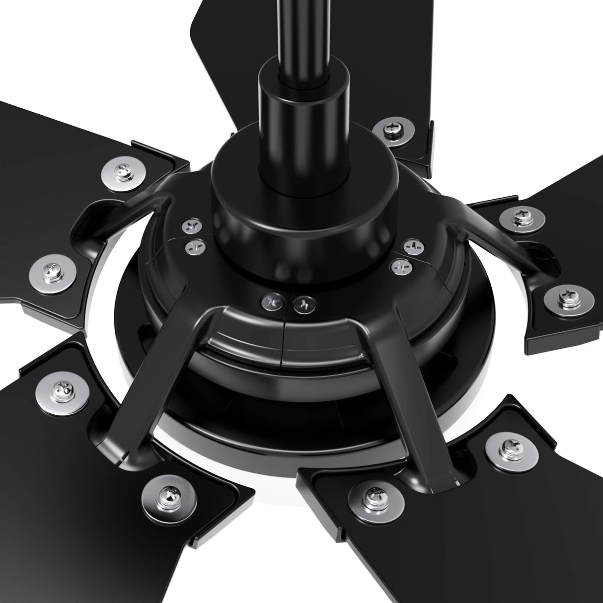 KAJ 52 In 5 Blade Smart Ceiling Fan With Integrated LED Lights With Google Home