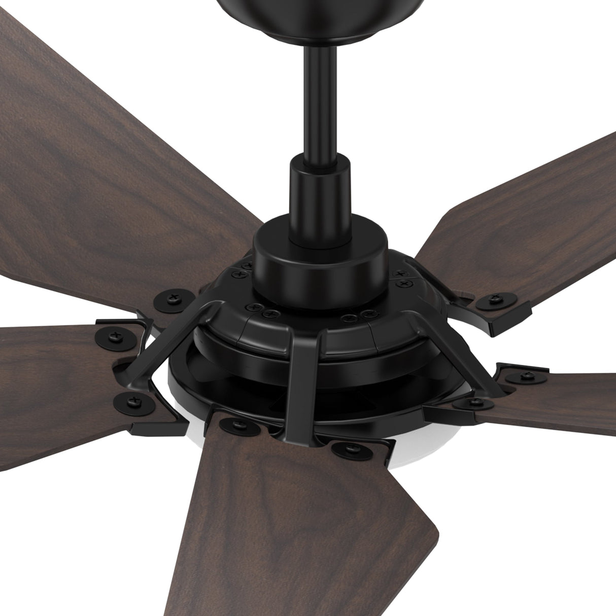 KAJ 52 In 5 Blade Smart Ceiling Fan With Integrated LED Lights With Google Home