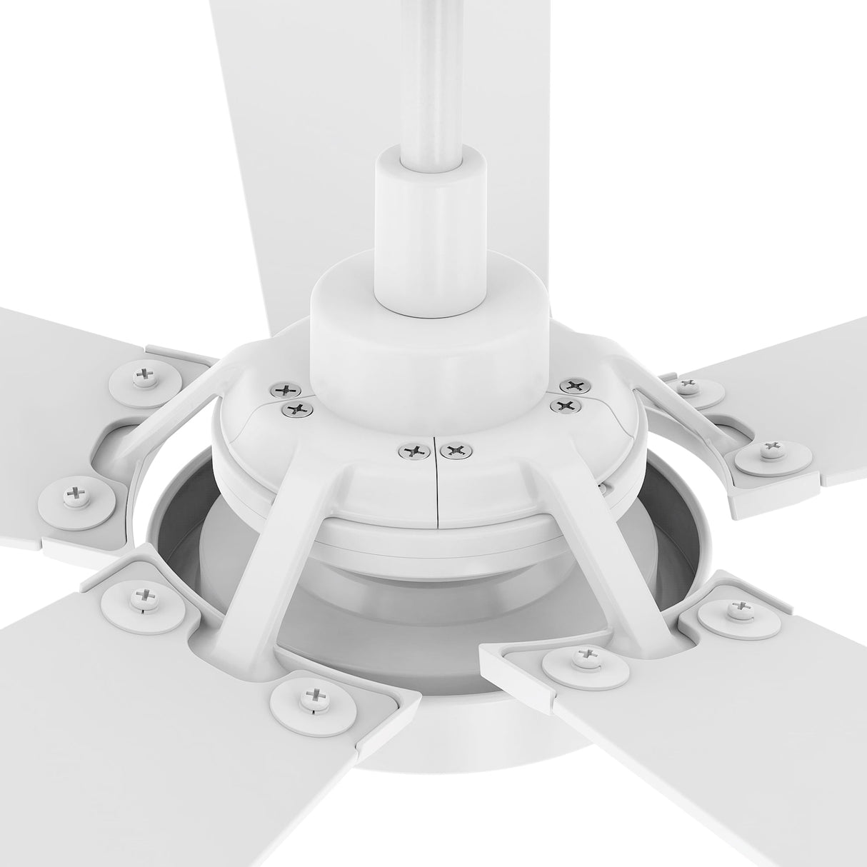 BRISA 52 In 5 Blade Smart Ceiling Fan With Integrated LED Lights With Google Home