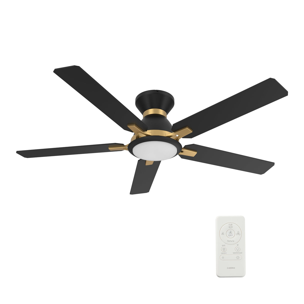 ESPEAR 52 In 5 Blade Smart Ceiling Fan With Integrated LED Lights With Google Home