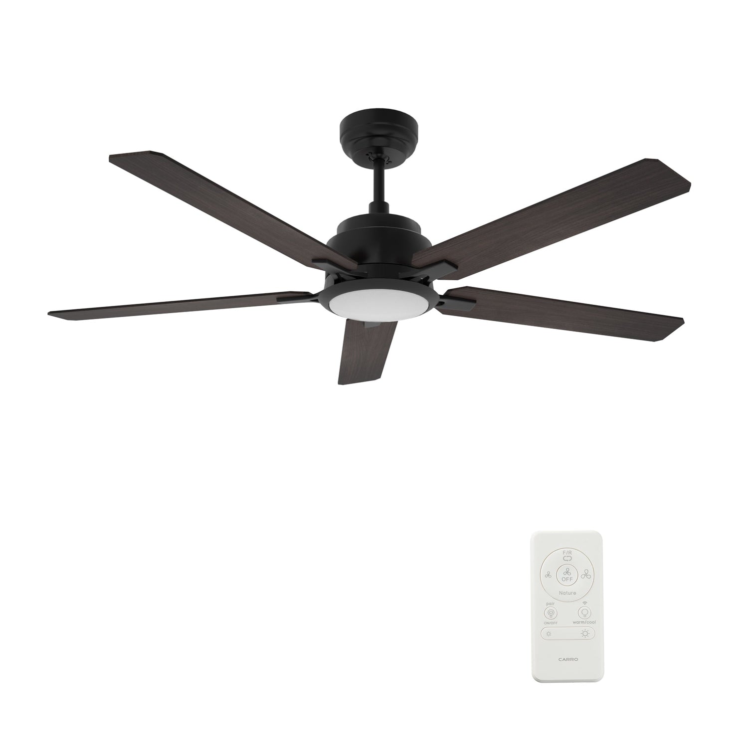 ESPEAR 52 inch 5-Blade Smart Ceiling Fan with LED Light & Remote