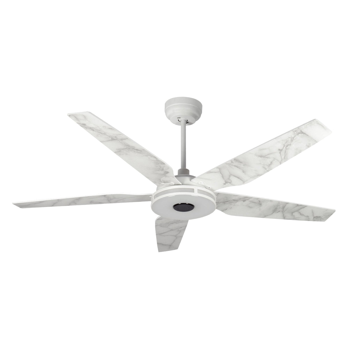 ELIRA 56 In 5 Blade Smart Ceiling Fan With Integrated LED Lights With Google Home