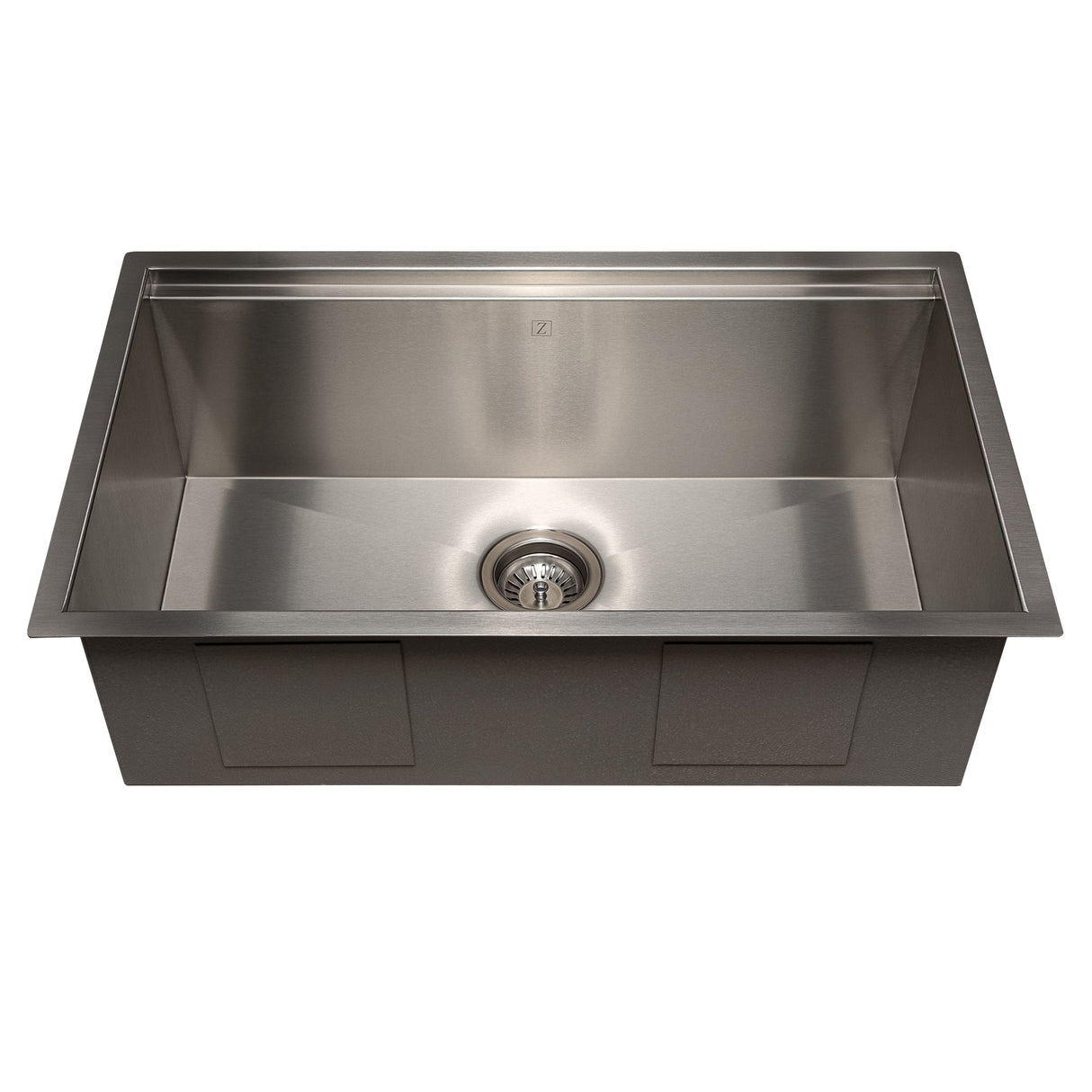 ZLINE 30 in. Garmisch Undermount Single Bowl Stainless Steel Kitchen Sink with Bottom Grid and Accessories (SLS-30)