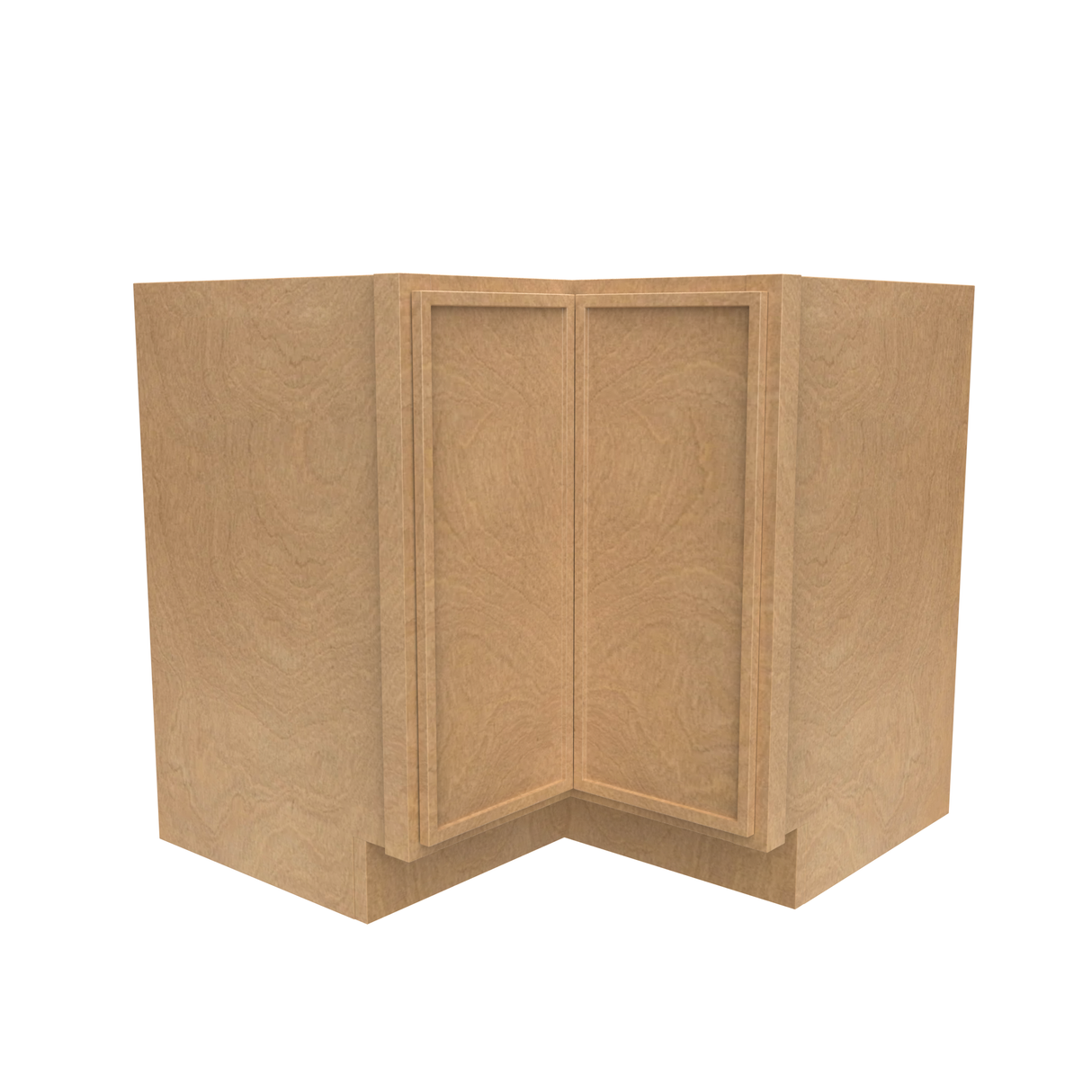 Slim Shaker Karamel - 36 Inch Square Corner Base Cabinet - 36" Width x 34.5" Height x 24" Depth