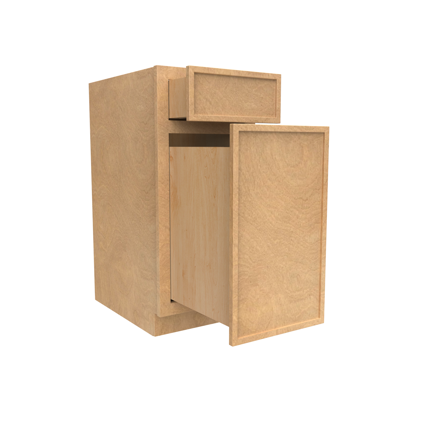 Slim Shaker Karamel - 18 Inch File Drawer Base Cabinet - 18" Width x 30" Height x 21" Depth