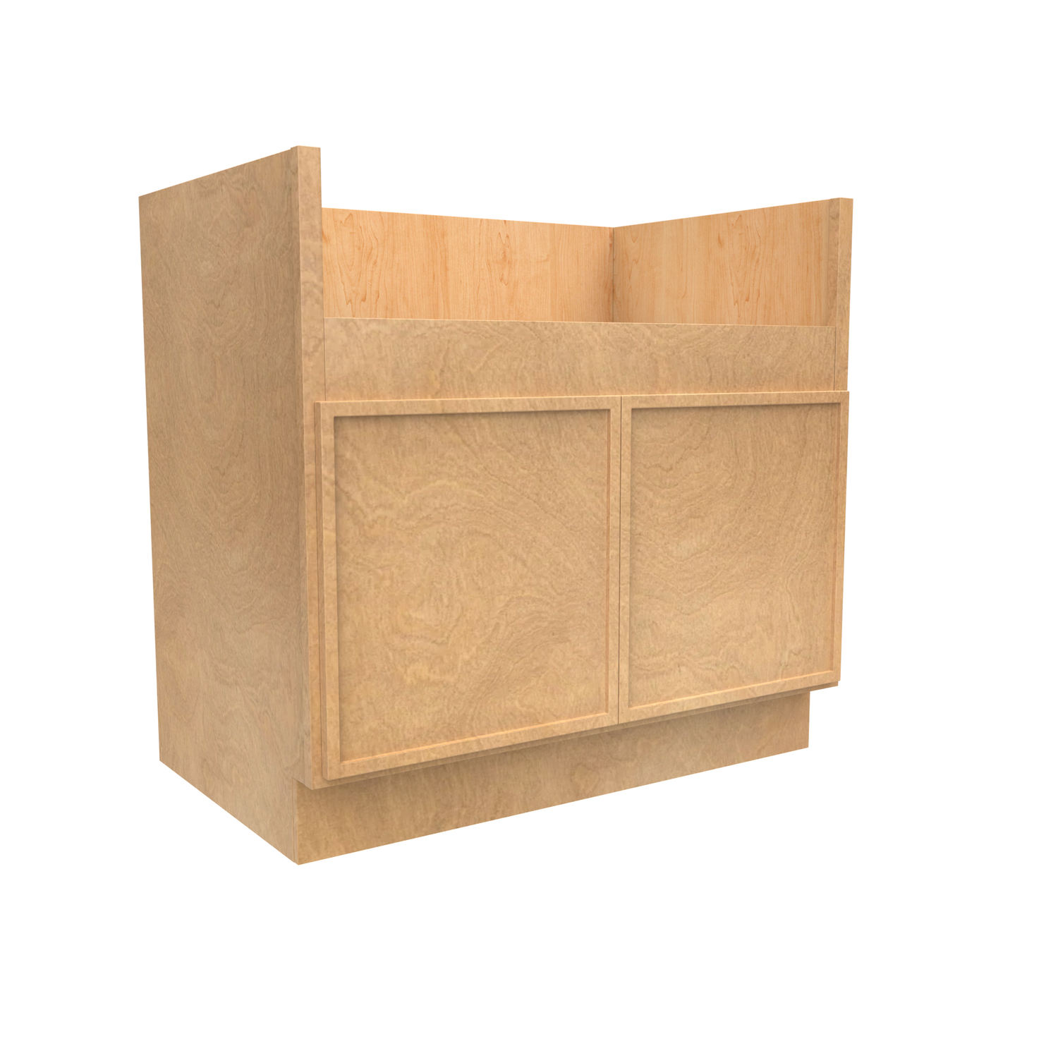 Slim Shaker Karamel - 36 Inch Farm Sink Base Cabinet - 36" Width x 34.5" Height x 24" Depth