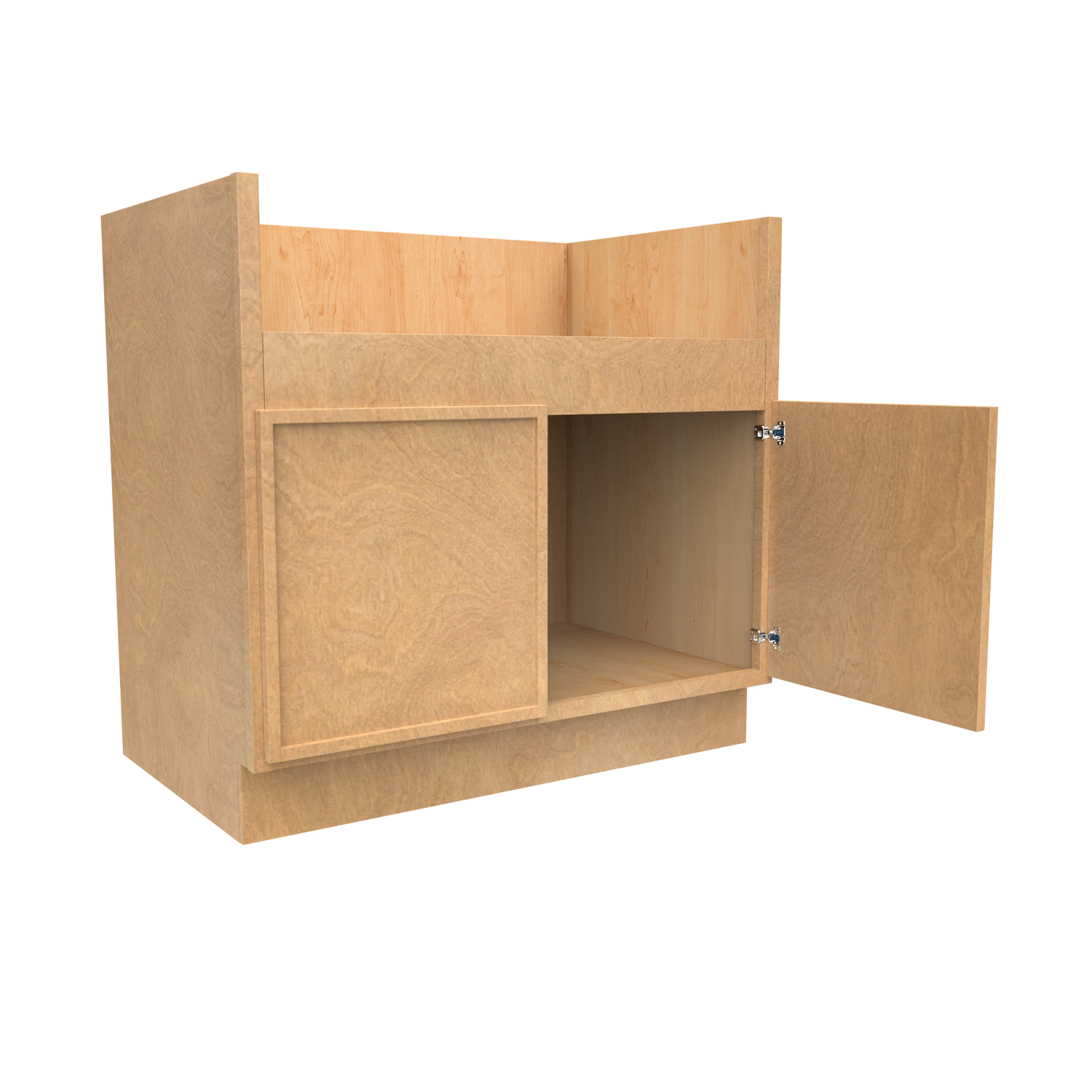 Slim Shaker Karamel - 36 Inch Farm Sink Base Cabinet - 36" Width x 34.5" Height x 24" Depth