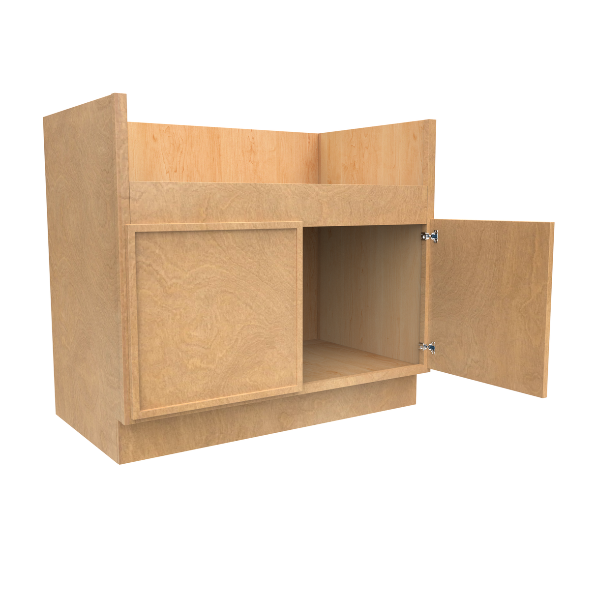 Slim Shaker Karamel - 39 Inch Farm Sink Base Cabinet - 39" Width x 34.5" Height x 24" Depth