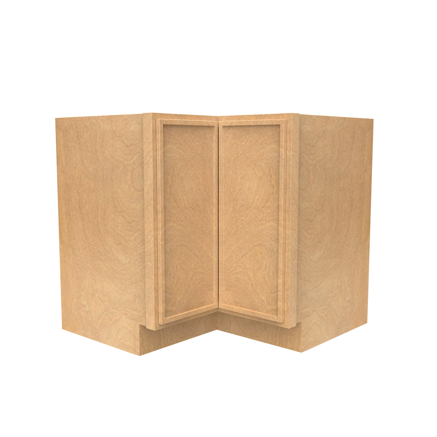 Slim Shaker Karamel - 33 Inch Lazy Susan Base Cabinet - 33" Width x 34.5" Height x 24" Depth