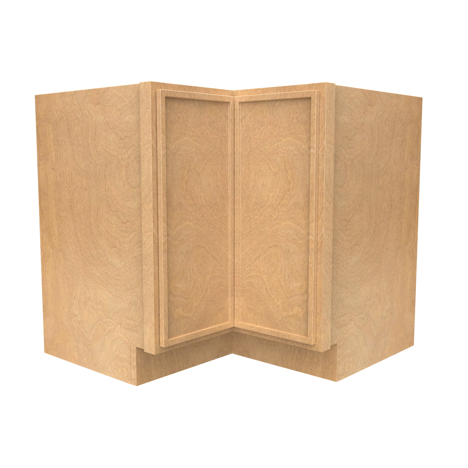 Slim Shaker Karamel - 36 Inch Lazy Susan Base Cabinet - 36" Width x 34.5" Height x 24" Depth