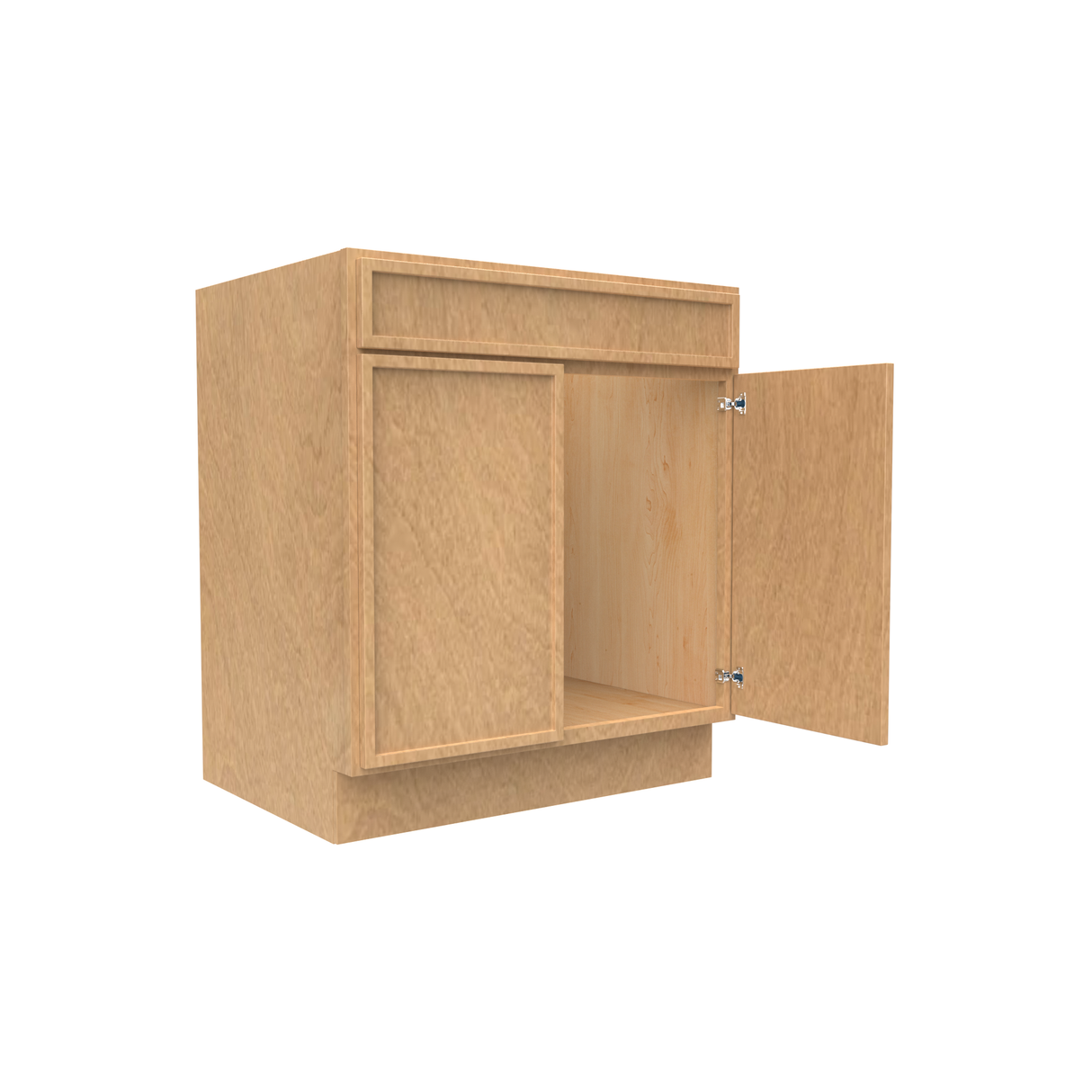 Slim Shaker Karamel - 30 Inch Sink Base Cabinet - 30" Width x 34.5" Height x 24" Depth