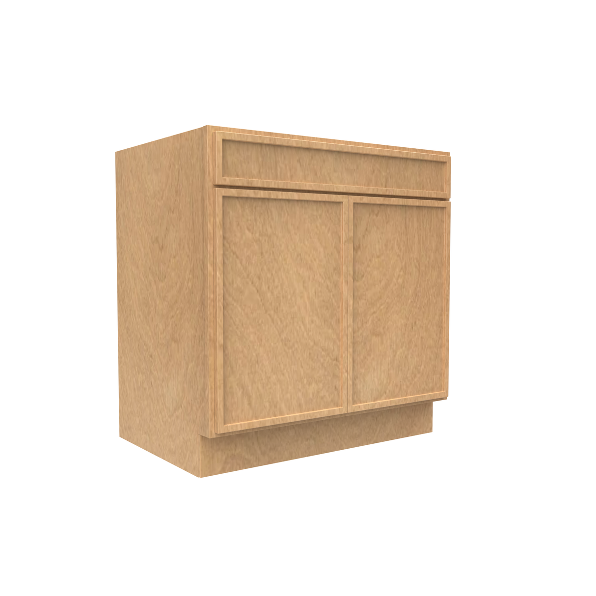 Slim Shaker Karamel - 33 Inch Sink Base Cabinet - 33" Width x 34.5" Height x 24" Depth