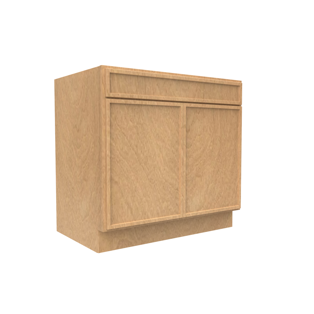 Slim Shaker Karamel - 36 Inch Sink Base Cabinet - 36