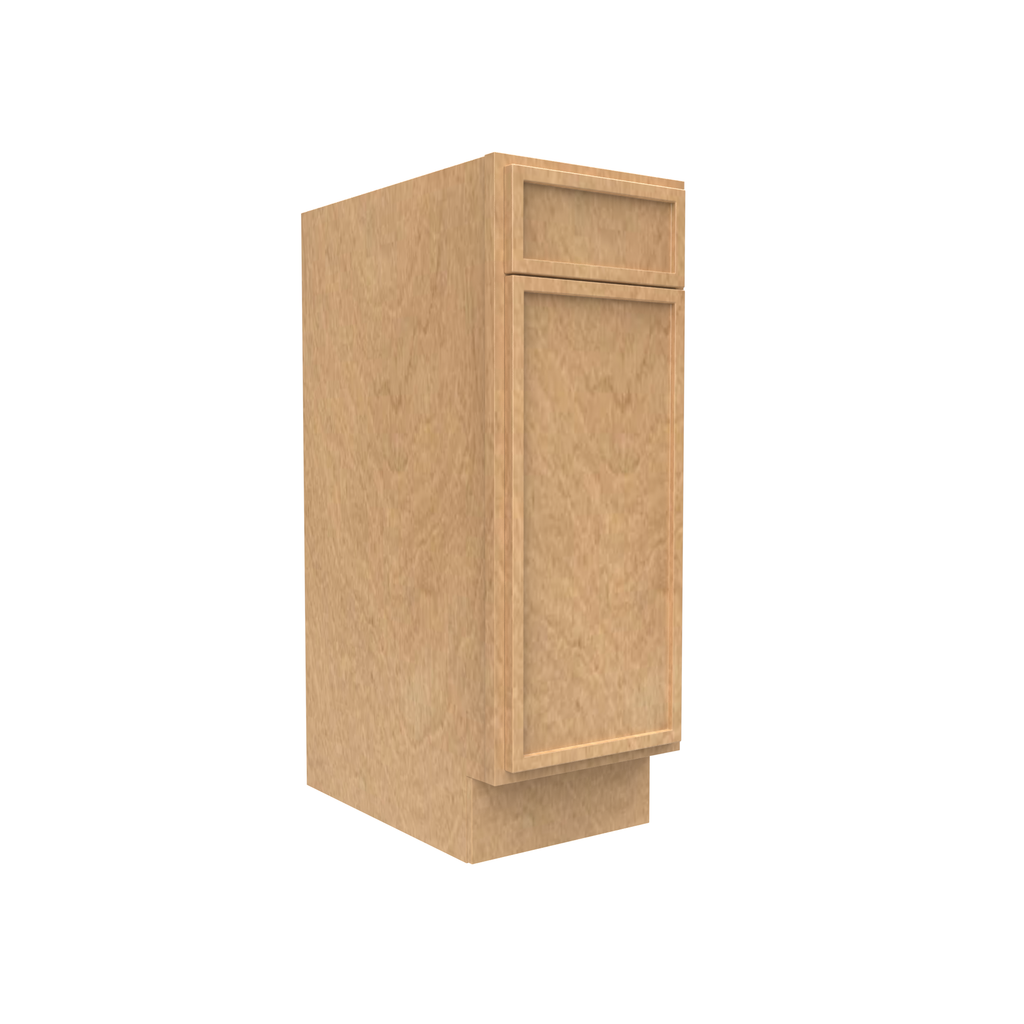 Slim Shaker Karamel - 12 Inch Vanity Base Cabinet - 12