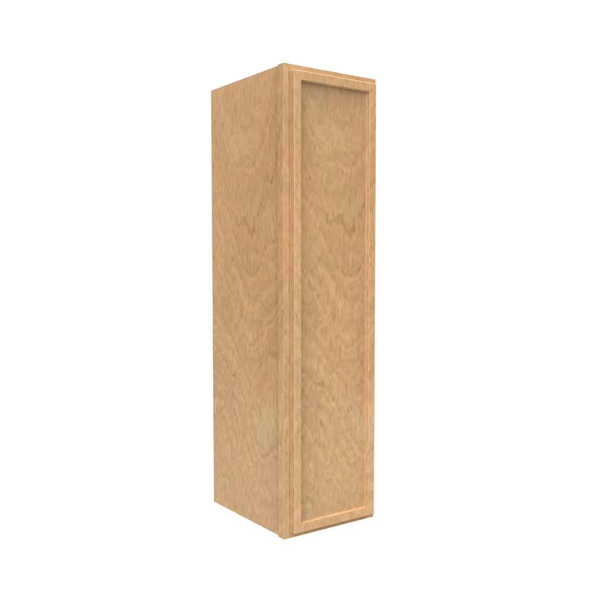 Slim Shaker Karamel - 9 Inch Height Single Door Wall Cabinet - 09" Width x 36" Height x 12" Depth