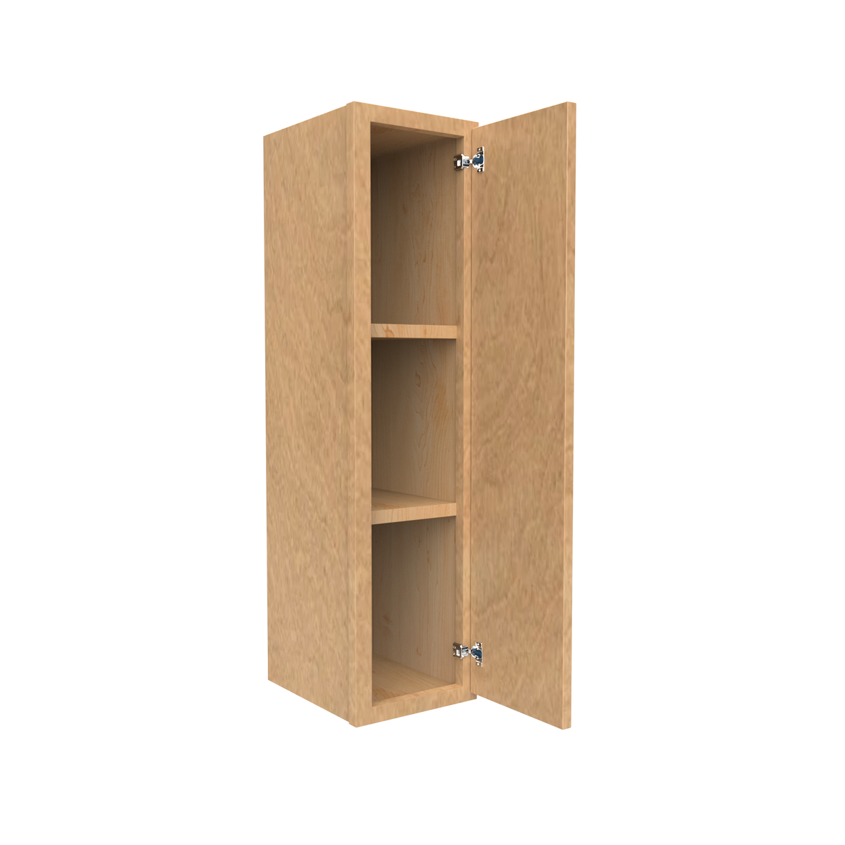 Slim Shaker Karamel - 9 Inch Height Single Door Wall Cabinet - 09" Width x 36" Height x 12" Depth