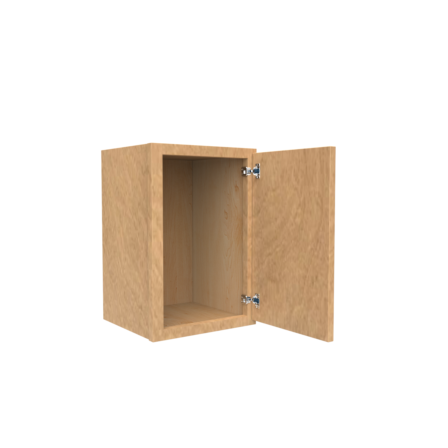 Slim Shaker Karamel - 12 Inch Height Single Door Wall Cabinet - 12" Width x 18" Height x 12" Depth