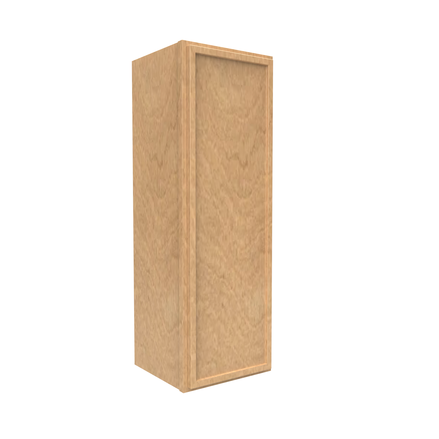 Slim Shaker Karamel - 12 Inch Height Single Door Wall Cabinet - 12" Width x 36" Height x 12" Depth
