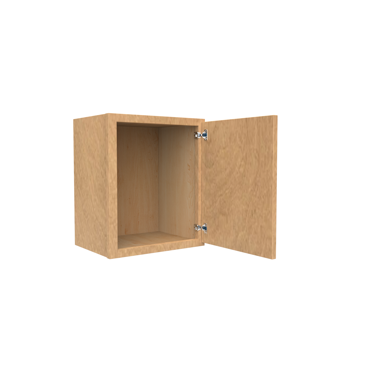 Slim Shaker Karamel - 15 Inch Height Single Door Wall Cabinet - 15" Width x 18" Height x 12" Depth
