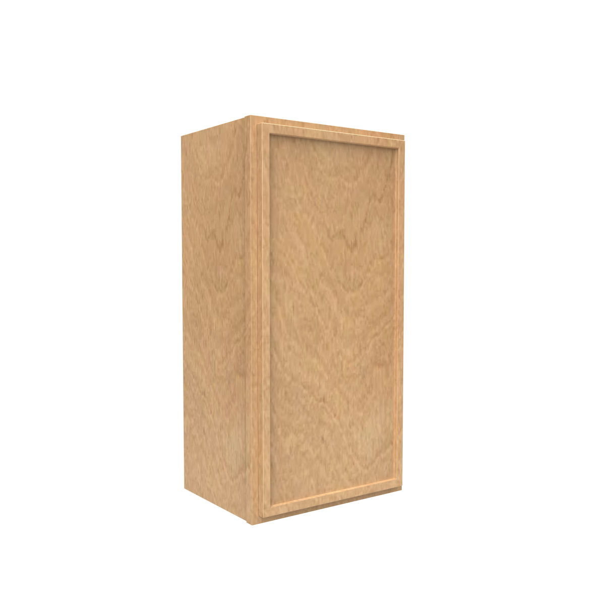 Slim Shaker Karamel - 15 Inch Height Single Door Wall Cabinet - 15" Width x 30" Height x 12" Depth