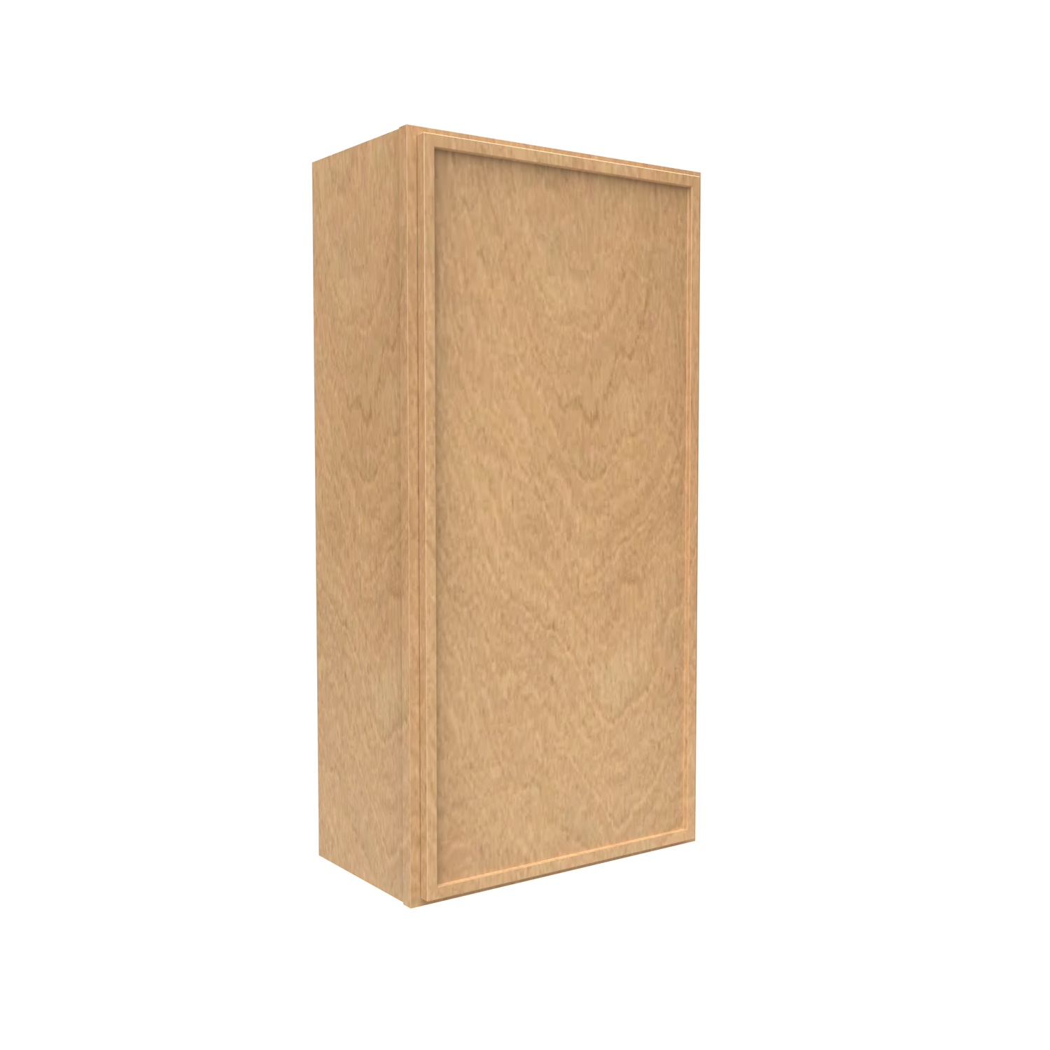 Slim Shaker Karamel - 21 Inch Height Single Door Wall Cabinet - 21" Width x 42" Height x 12" Depth