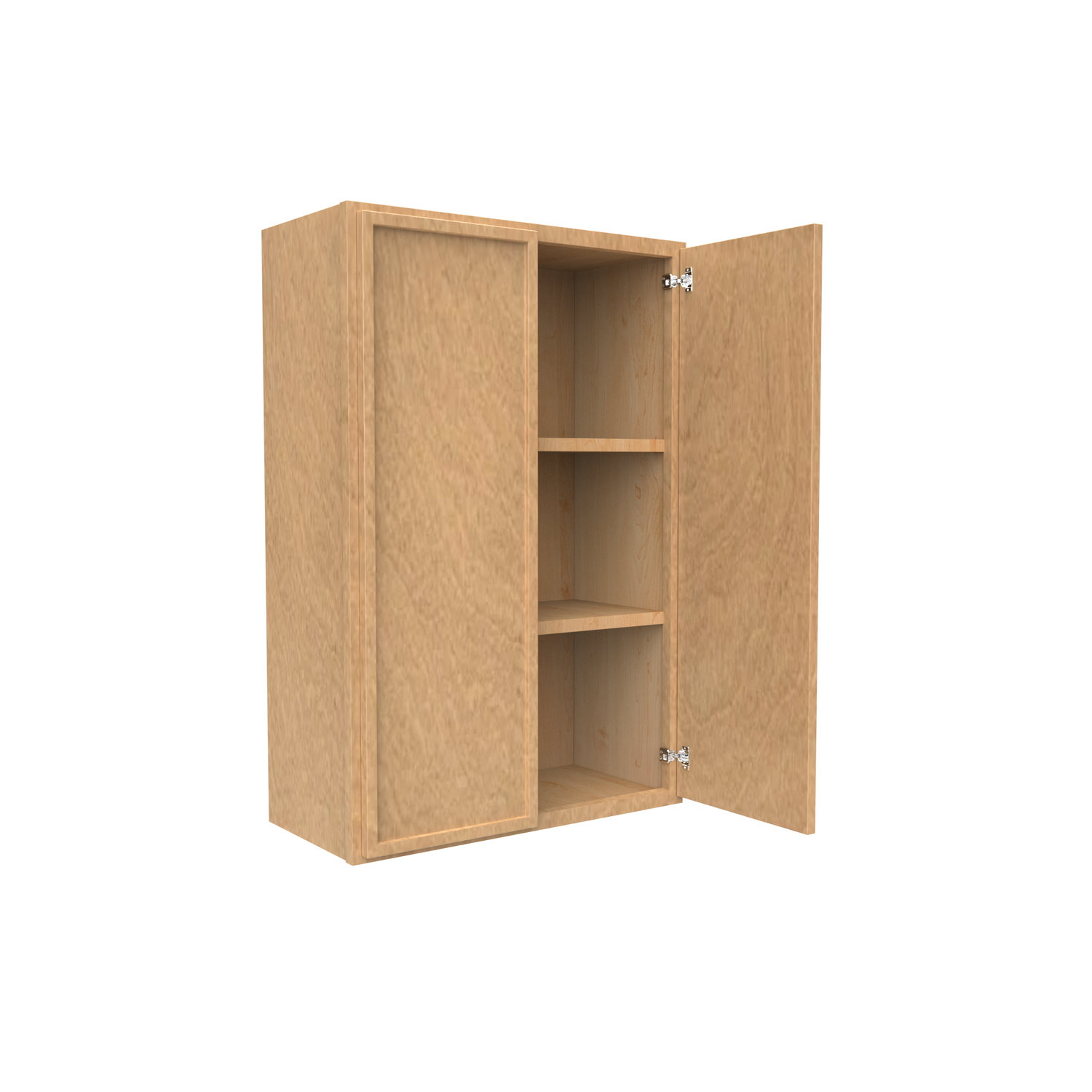Slim Shaker Karamel - 24 Inch Height Double Door Wall Cabinet - 24" Width x 36" Height x 12" Depth