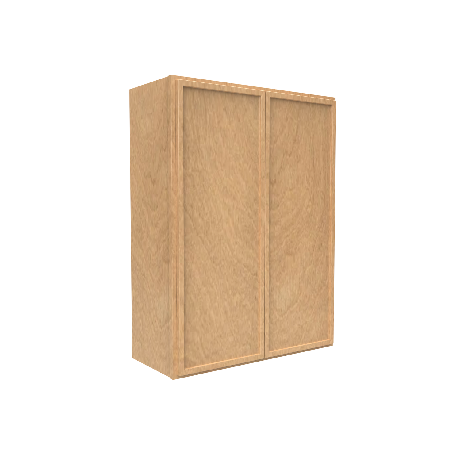 Slim Shaker Karamel - 27 Inch Height Double Door Wall Cabinet - 27" Width x 36" Height x 12" Depth