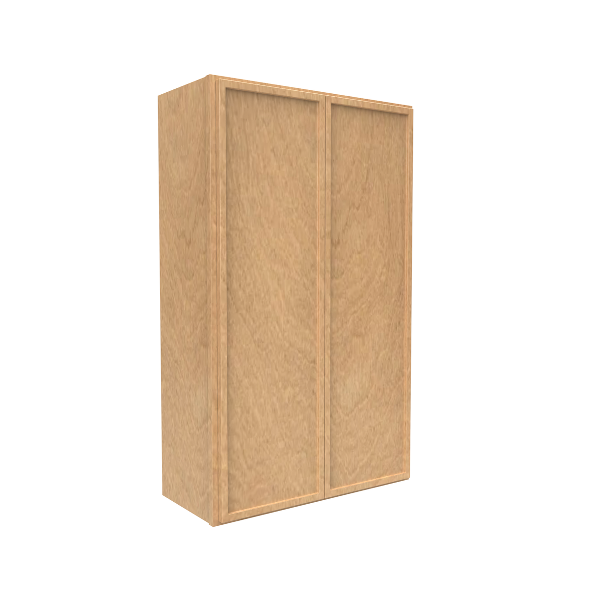 Slim Shaker Karamel - 27 Inch Height Double Door Wall Cabinet - 27" Width x 42" Height x 12" Depth