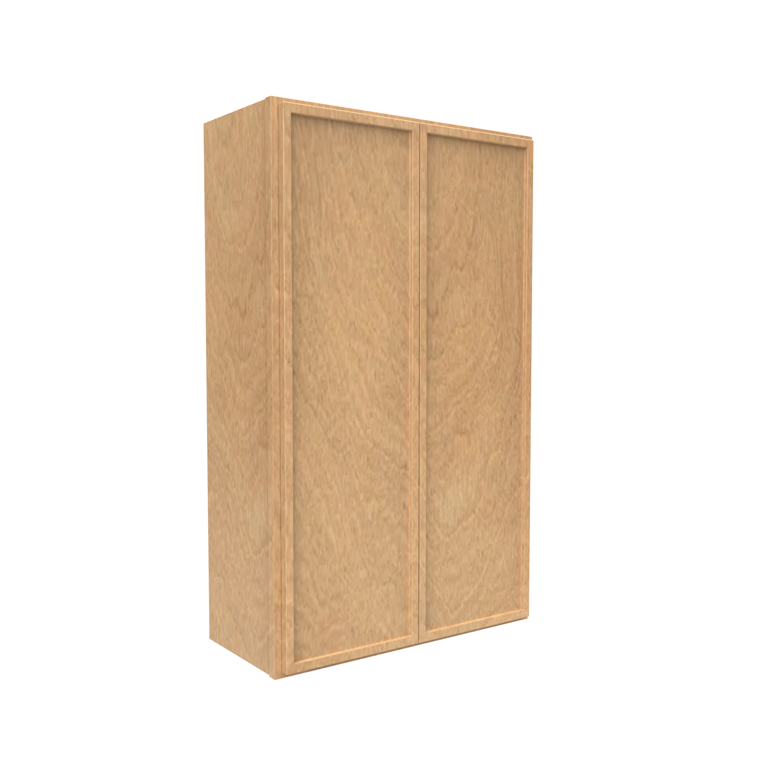 Slim Shaker Karamel - 27 Inch Height Double Door Wall Cabinet - 27" Width x 42" Height x 12" Depth