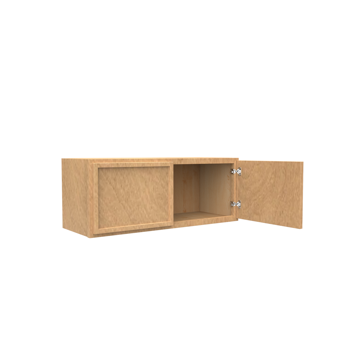 Slim Shaker Karamel - 30 Inch Height Double Door Wall Cabinet - 30" Width x 12" Height x 12" Depth