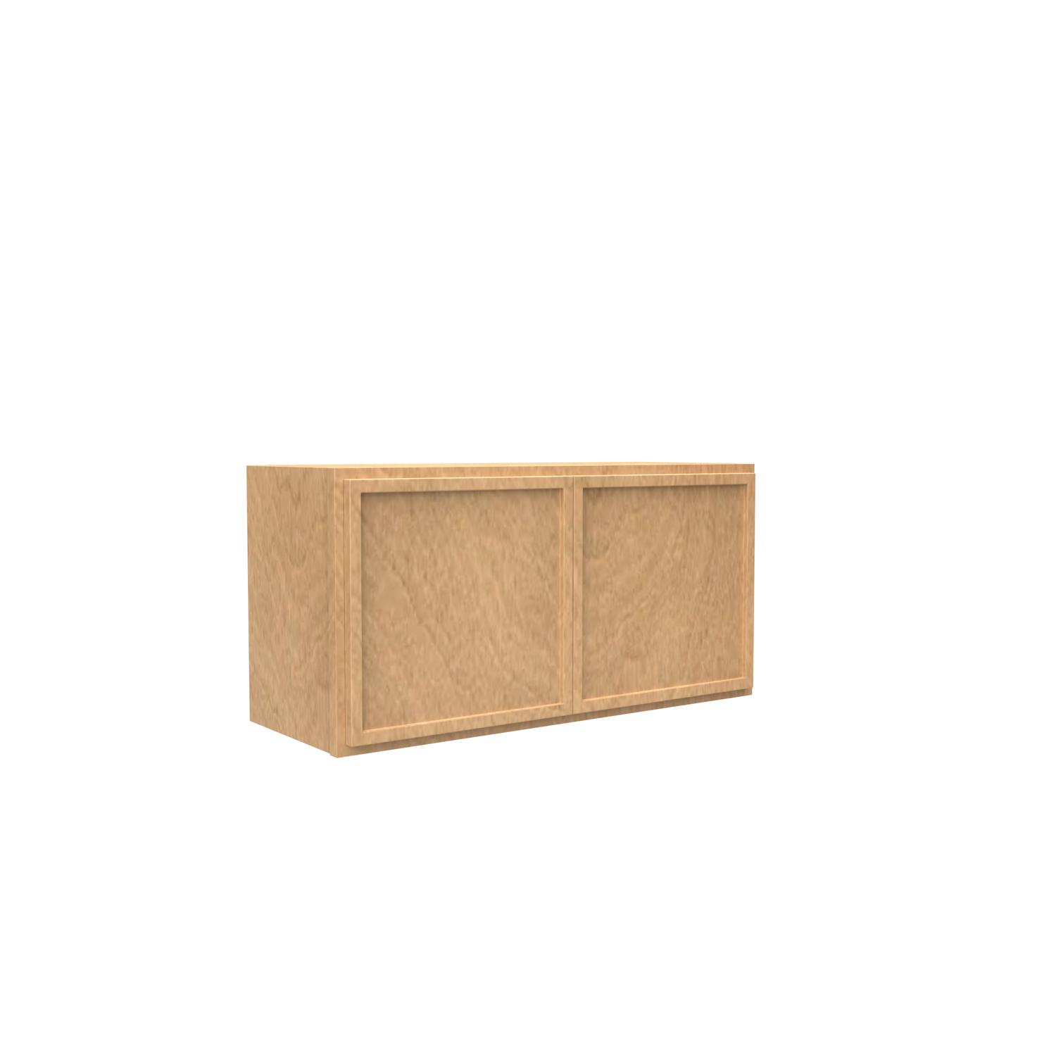 Slim Shaker Karamel - 30 Inch Height Double Door Wall Cabinet - 30" Width x 15" Height x 12" Depth