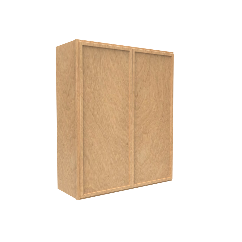 Slim Shaker Karamel - 30 Inch Height Double Door Wall Cabinet - 30