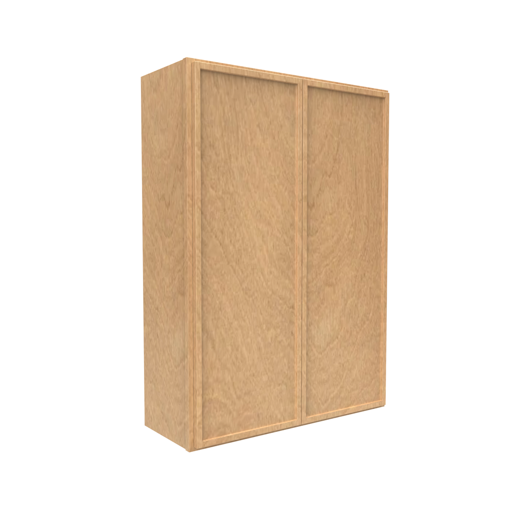 Slim Shaker Karamel - 30 Inch Height Double Door Wall Cabinet - 30