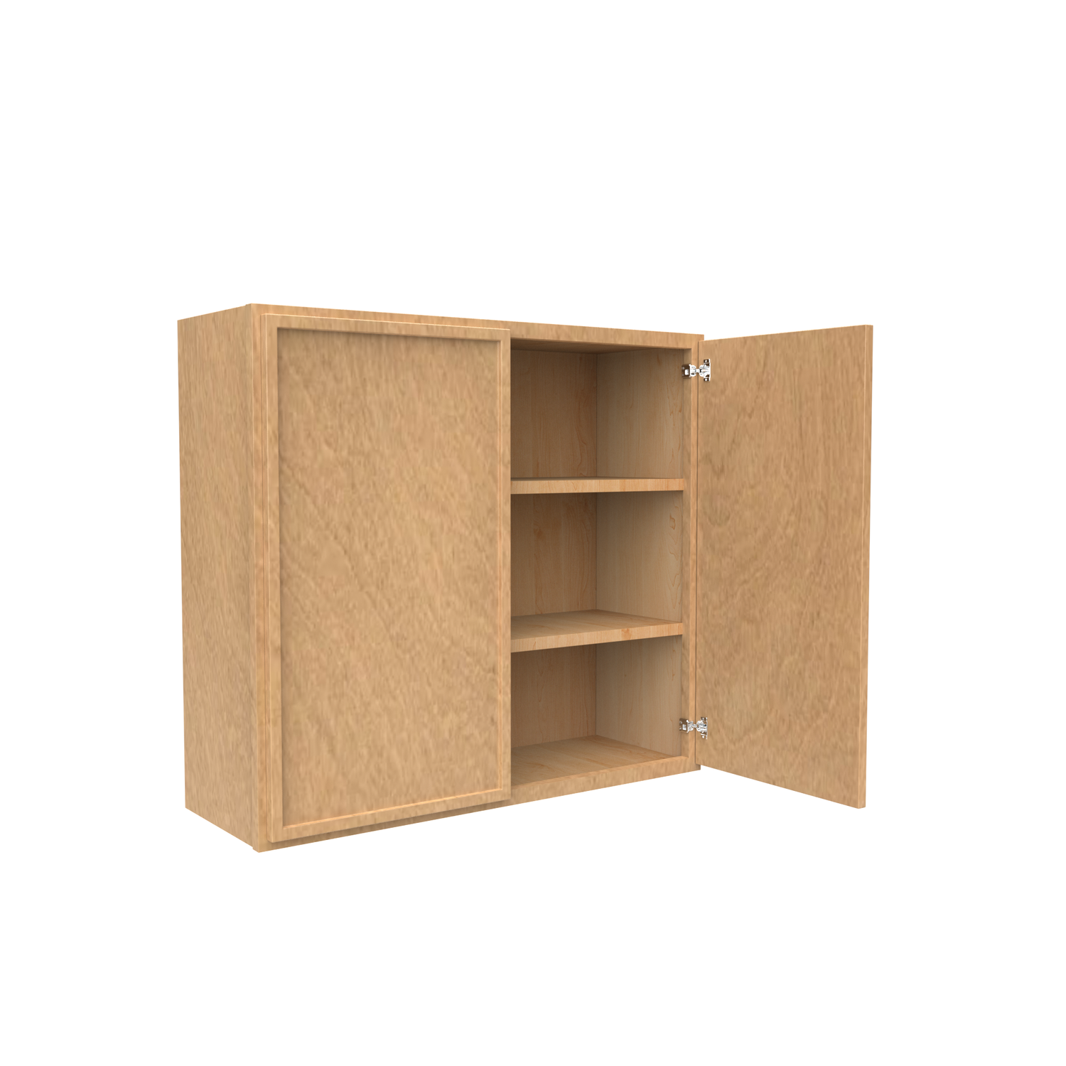 Slim Shaker Karamel - 33 Inch Height Double Door Wall Cabinet - 33" Width x 30" Height x 12" Depth