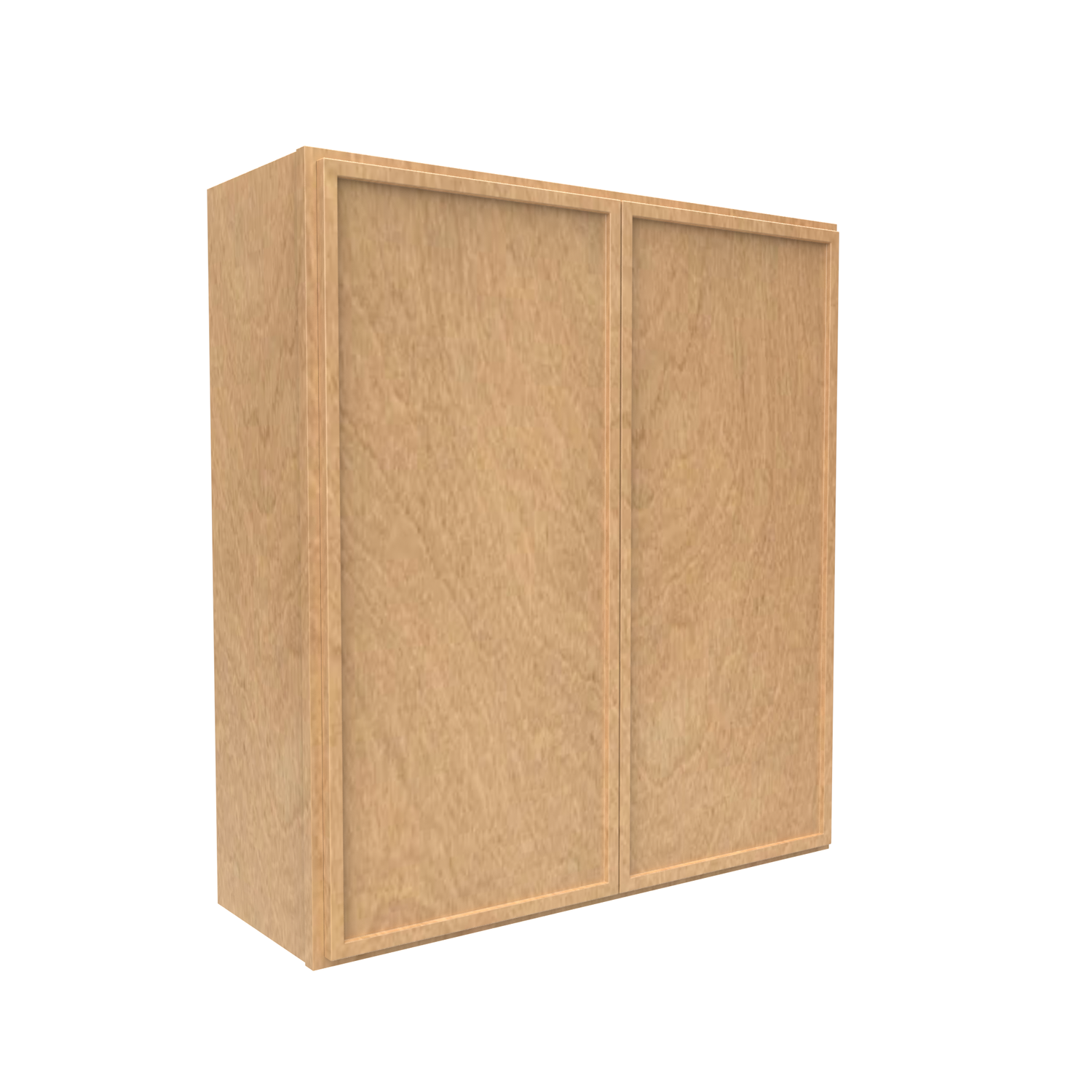 Slim Shaker Karamel - 33 Inch Height Double Door Wall Cabinet - 33" Width x 36" Height x 12" Depth