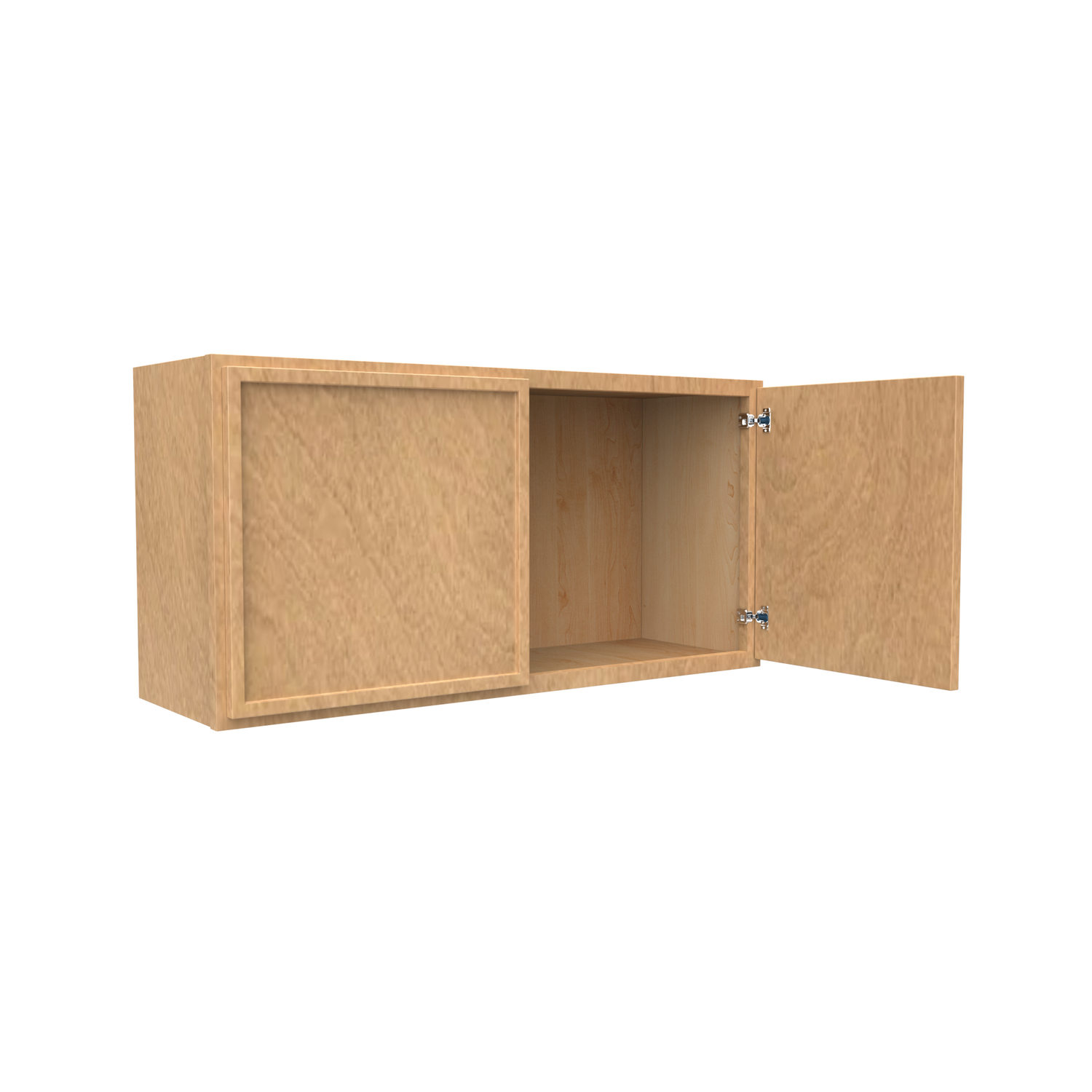 Slim Shaker Karamel - 36 Inch Height Double Door Wall Cabinet - 36" Width x 18" Height x 12" Depth