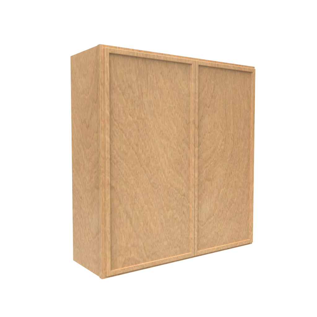 Slim Shaker Karamel - 36 Inch Height Double Door Wall Cabinet - 36