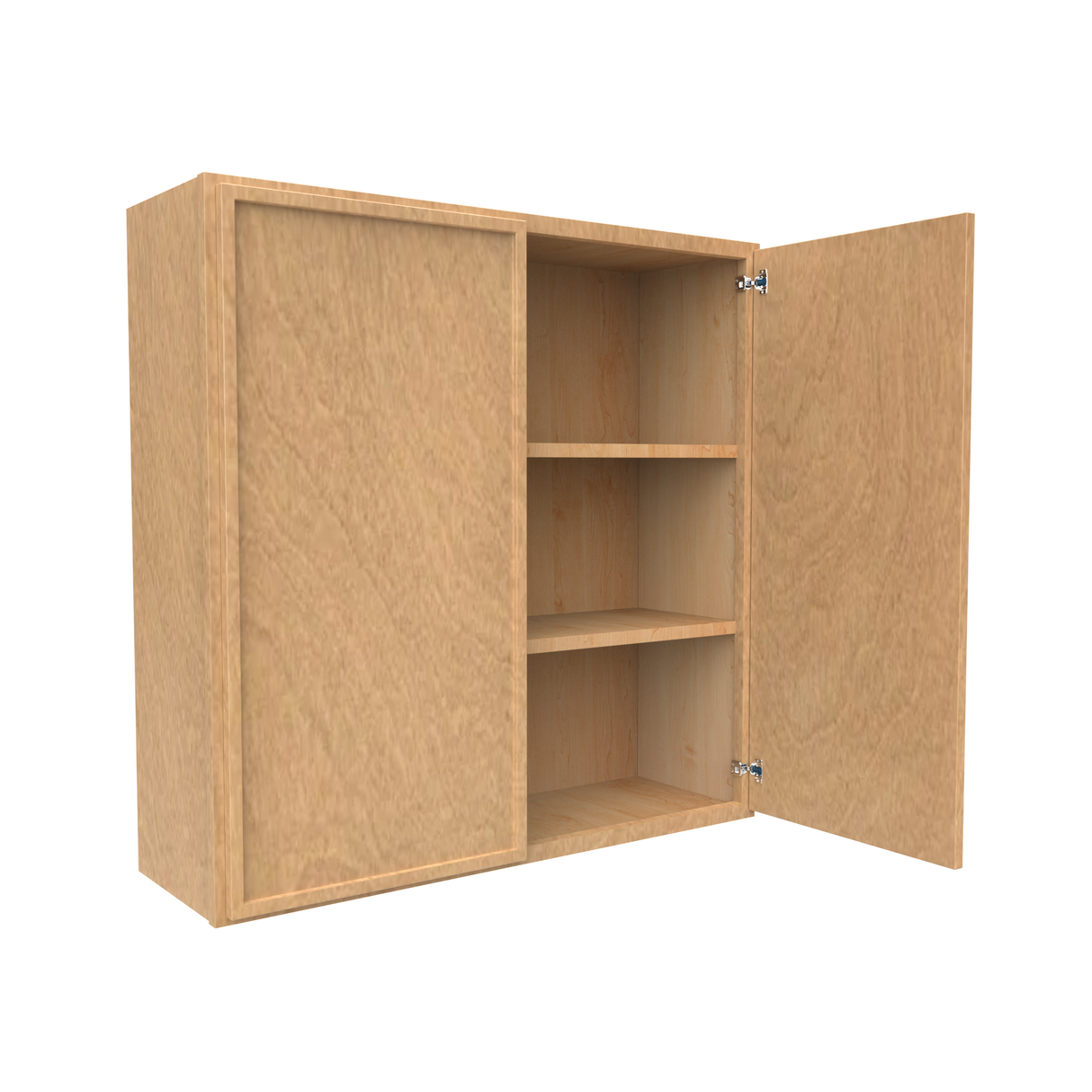 Slim Shaker Karamel - 36 Inch Height Double Door Wall Cabinet - 36" Width x 36" Height x 12" Depth