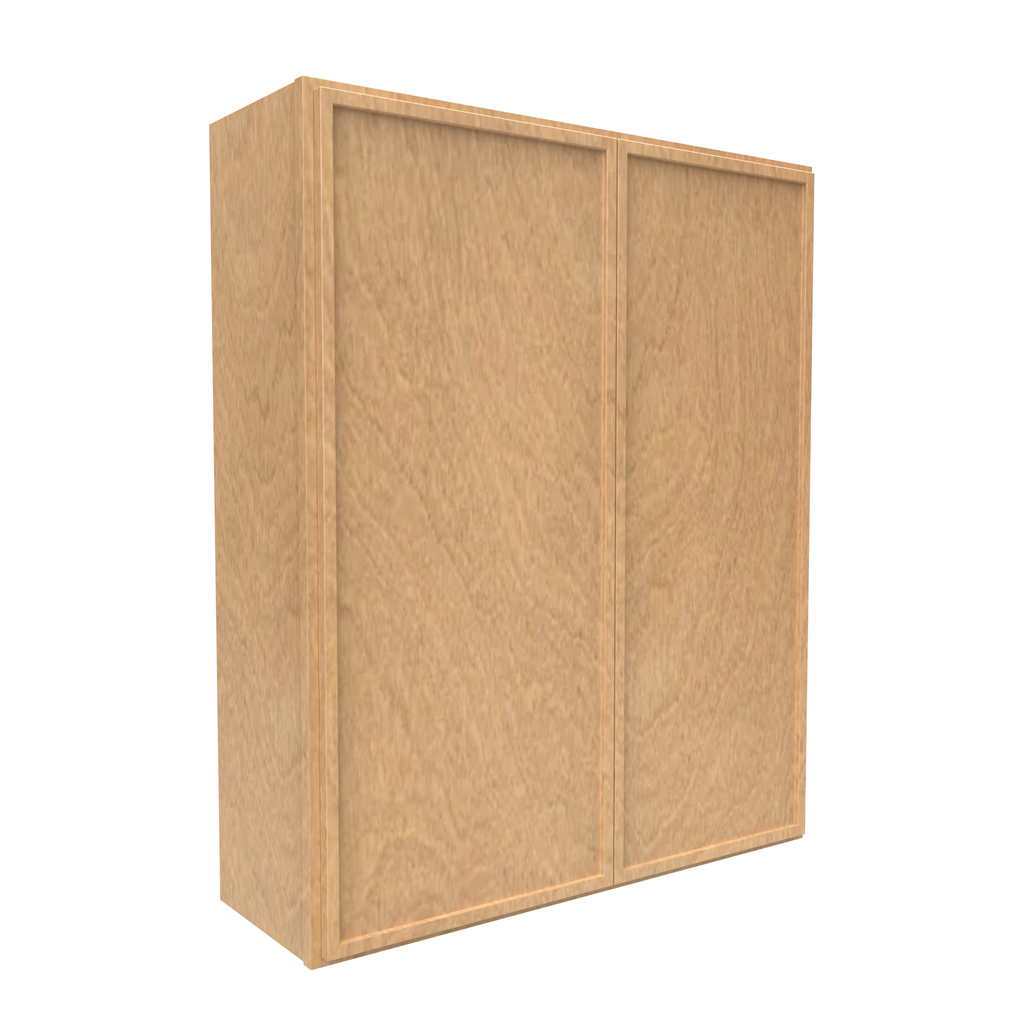 Slim Shaker Karamel - 36 Inch Height Double Door Wall Cabinet - 36