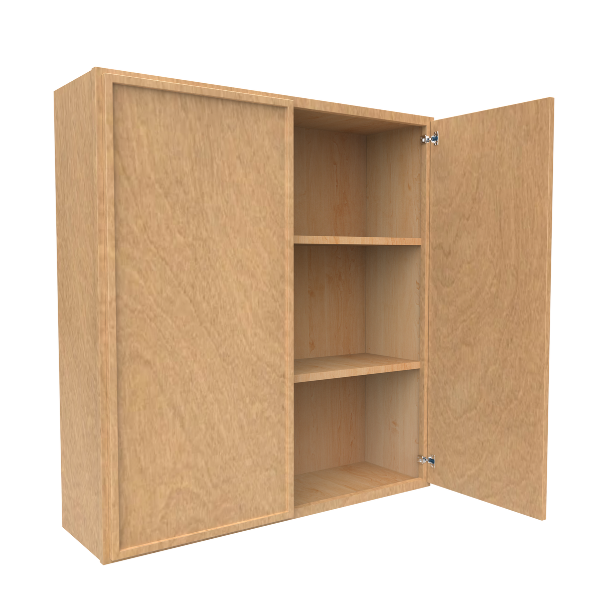 Slim Shaker Karamel - 39 Inch Height Double Door Wall Cabinet - 39" Width x 42" Height x 12" Depth