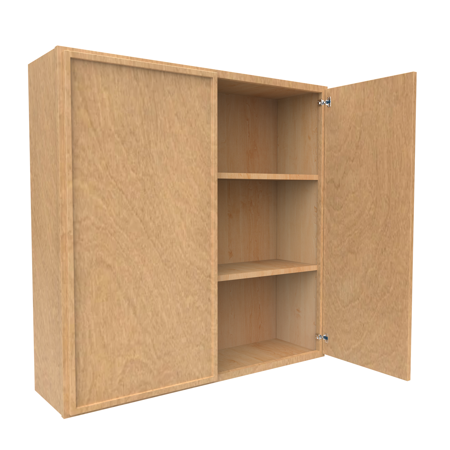 Slim Shaker Karamel - 42 Inch Height Double Door Wall Cabinet - 42" Width x 42" Height x 12" Depth