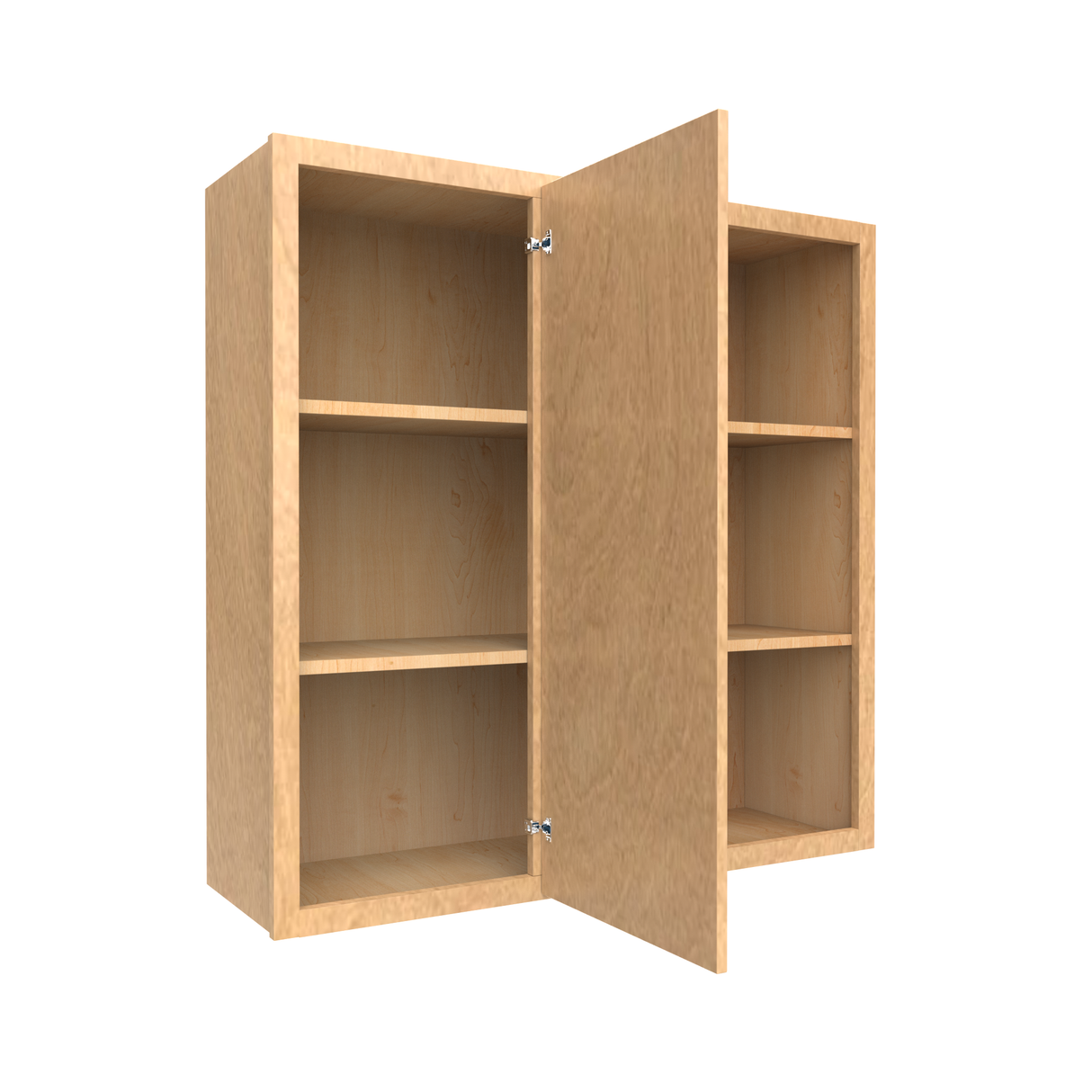 Slim Shaker Karamel - 36x36 Inch Wall Blind Corner Wall Cabinet - 36" Width x 36" Height x 12" Depth