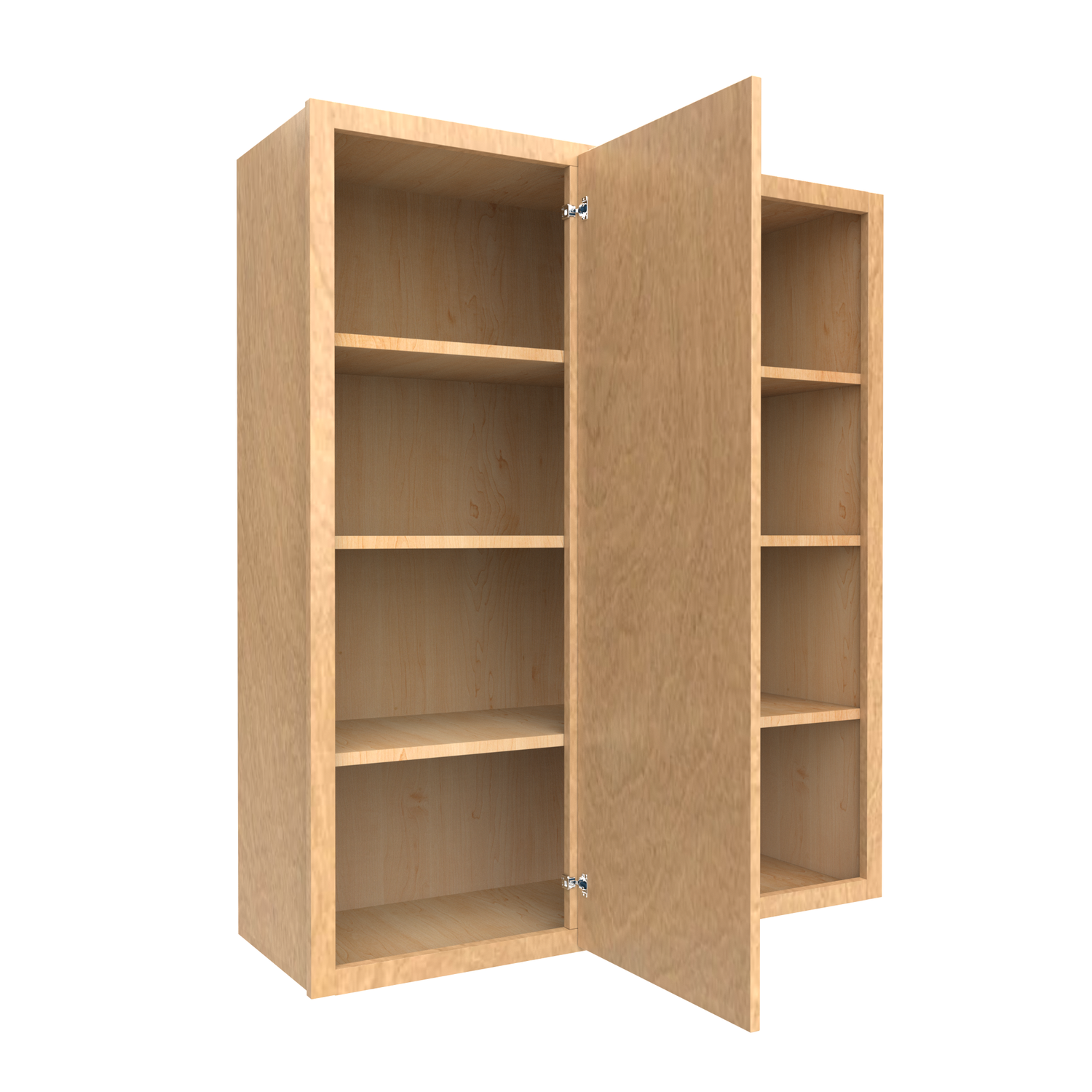 Slim Shaker Karamel - 36x42 Inch Wall Blind Corner Wall Cabinet - 36" Width x 42" Height x 12" Depth