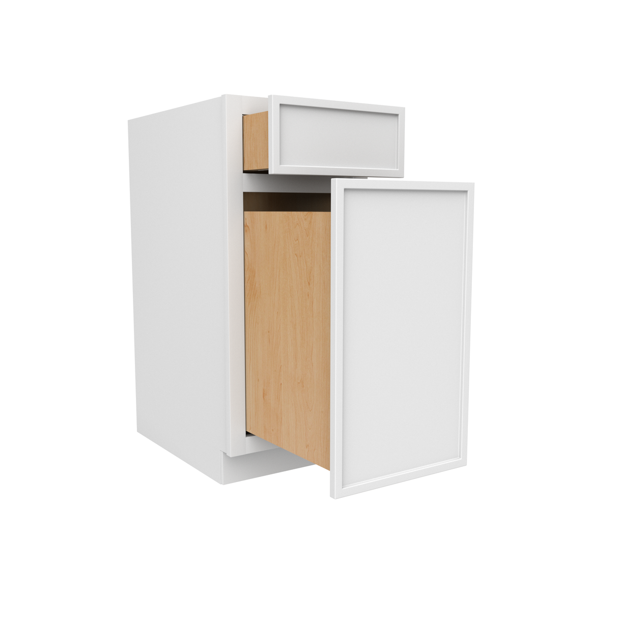Slim Shaker Oatmeal - 18 Inch File Drawer Base Cabinet - 18" Width x 30" Height x 21" Depth